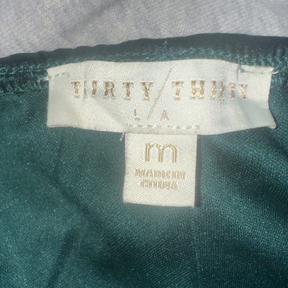 Green satin dress - Picture 4 of 8